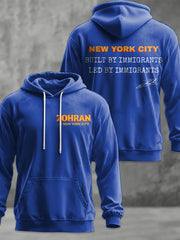Men's Zohran Mamdani NYC Printed Standard Fit Hoodie