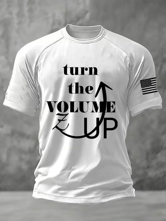 Men's Turn the Volume Up short sleeves t-shirt