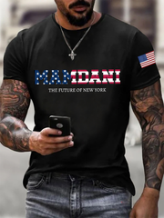 Men's Mamdani The Future Of New York Short-sleeved T-shirt