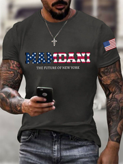 Men's Mamdani The Future Of New York Short-sleeved T-shirt