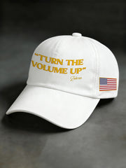 Unisex Turn the Volume Up Print Hat