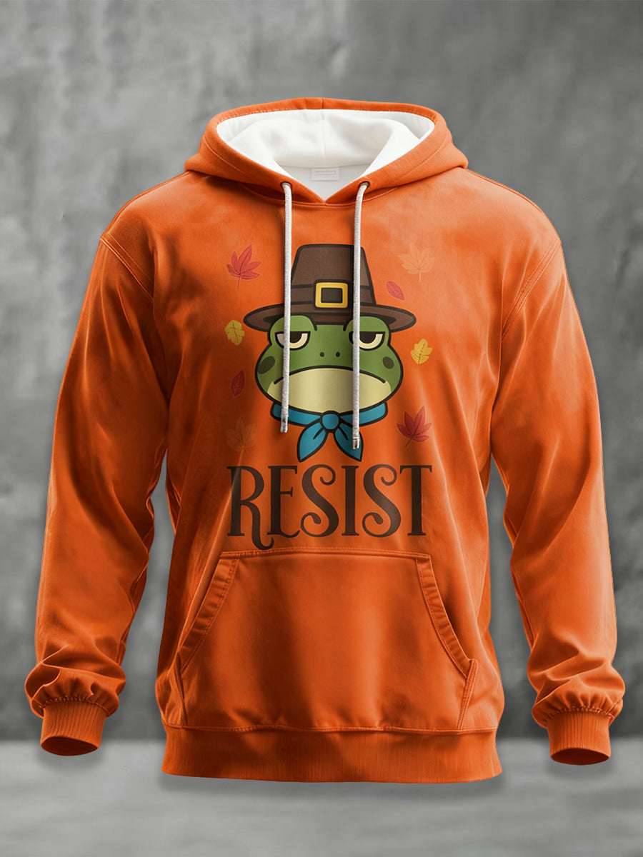 Men's Resist Thanksgiving Printed Hoodie