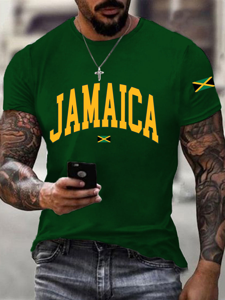 Men's Jamaica Hurricane Melissa Jamaica Stronger Than The Storm Tee