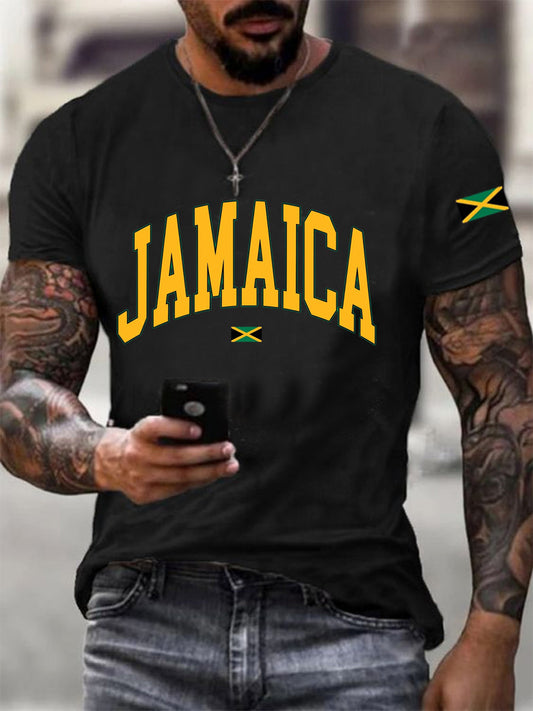 Men's Jamaica Hurricane Melissa Jamaica Stronger Than The Storm Tee
