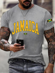 Men's Jamaica Hurricane Melissa Jamaica Stronger Than The Storm Tee