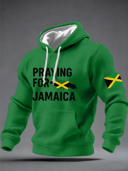 Men's Praying for Jamaica Print Hoodie