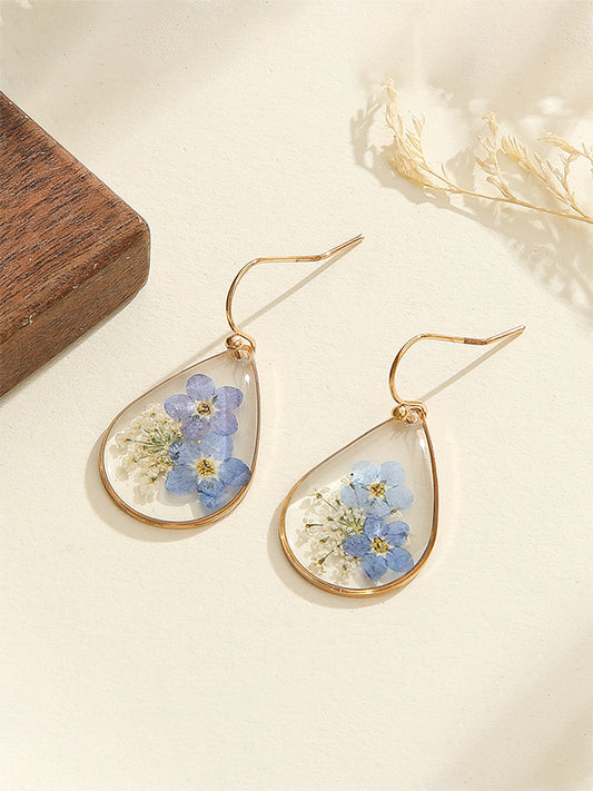 Alzheimer's Awareness Floral Earing