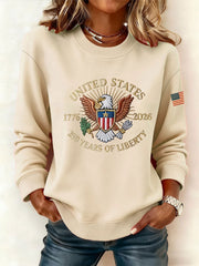 Women's America 250 Printed Casual Sweatshirt