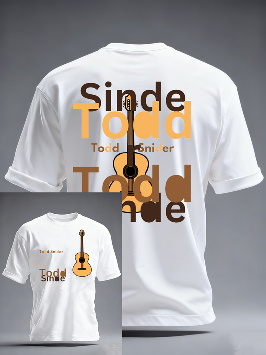 Men's Todd Snider imitation cotton short-sleeved T-shirt