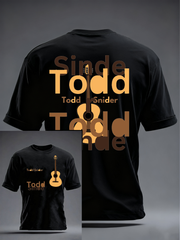 Men's Todd Snider imitation cotton short-sleeved T-shirt