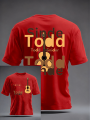 Men's Todd Snider imitation cotton short-sleeved T-shirt