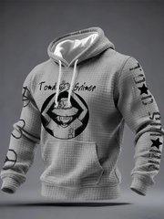 Men's Todd Snider Checkered Cotton Hoodie