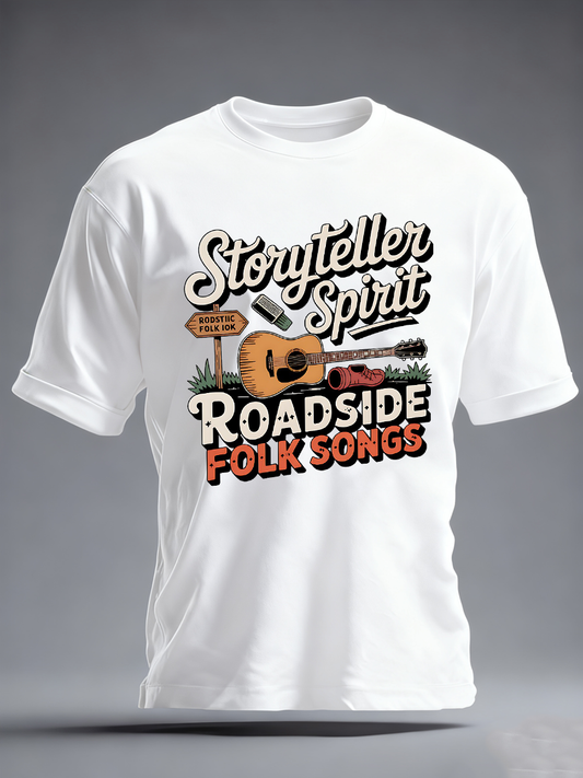 Men's Todd Snider Inspired Folk Music Art  Acoustic Storyteller Americana Illustration Classic short sleeves t-shirt