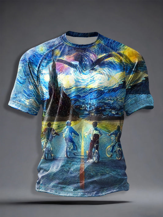 Men's Hawkins TV Show Inspired short sleeve t-shirt