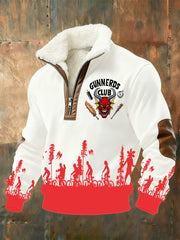 Men's Stranger Things Hellfire Hawkins Club Printed Sweatshirt