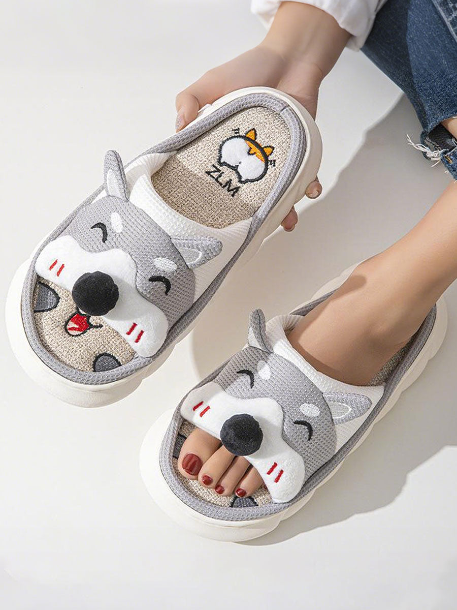 Women's Comfortable Shiba Inu Home Slippers