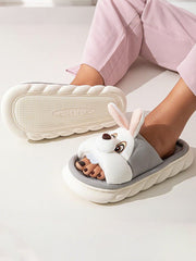 Women's Comfortable Big-Tooth Bunny Home Slippers