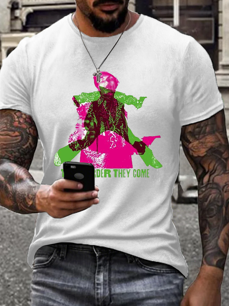 Men's The Legendary Jimmy Cliff  imitation cotton short-sleeved T-shirt