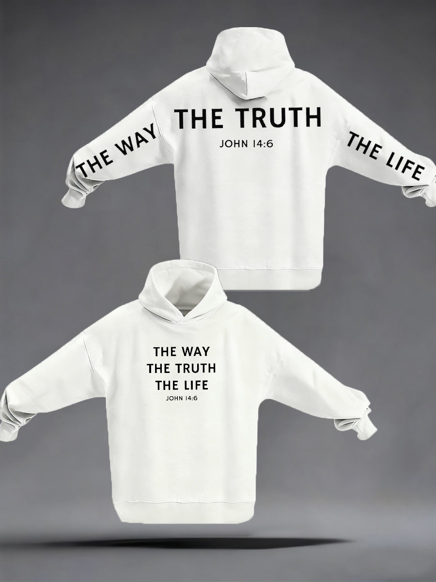 Women's John 14 6 Shirt,The Way The Truth The Life Regular Sweatshirt